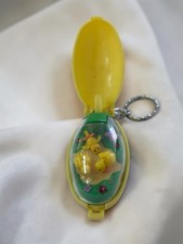 Vintage 1993 Pocket Critters Peck'n Chicks Yellow Keychain Takara - PARTIAL WORK picture
