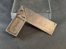 Vintage Stanley All Metal Try Square 3” Super Rare Size USA picture