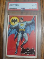 Topps 1966 Batman #1 The Batman Non-Sport Trading Card Base Set Vintage picture