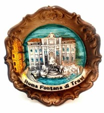 Rome Trevi Fountain Souvenir 3-D Wall Plaque from Italy picture