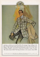 1969 Norman Hilton: Quality Is a Fashion Unto Itself Vintage Print Ad picture
