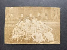 Antique 1870s Delaware College Football Cabinet Photo Early Uniforms picture