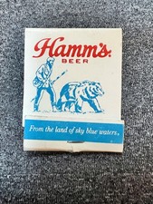 Vintage Hamm’s Beer Matchbook Full Book Matches Land of Sky Blue Waters c.1960’s picture