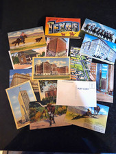 Vintage Texas & Dallas Linen Postcards Bulk Pack 14 Views Unused New Old Stock picture