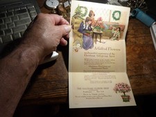 RARE-FOLD-OUT----1914--POSTCARD--THE SALTFORD-FLOWER SHOP-POUGHKEEPSIE-NY picture