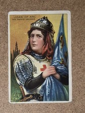 1911 Royal Bengals Cigars T68 Heroes History Joan Of Arc Vintage Tobacco Card picture
