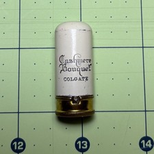 Vintage 1930s Art Deco Colgate Cashmere Bouquet Mini Lipstick 1 3/8” EMPTY picture