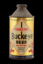Buckeye Pilsener Beer of Toledo OhiO DIECUT Sign 36