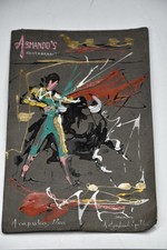 Vintage Original Art Painting Menu Acapulco Mexico Matador Armando's Restaurant picture