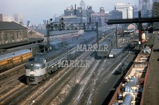 RR Photo-NEW YORK CENTRAL NYC 4072 E8A Action at Chicago Il 3/21/1956 picture