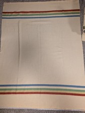 Vintage 1940s Oxford (Nova Scotia) Hudson Bay-style Wool Blanket 61