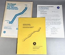 1977 Amtrak Northeast Corridor Improvement Project documents EIS summary picture