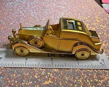 Gold Tone Vintage Car-Shaped Collectible Lighter, Vehicle Design picture