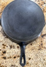VTG Wagner 8 B Straight Block Cast Iron Skillet Heat Ring No Wobble No Warp picture