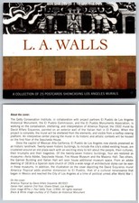 Continental LA Walls Los Angeles CA Postcard picture