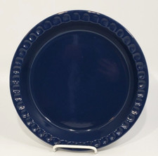 Martha Stewart Collection Pie Dish Plate Exclusive for Macy's Navy Blue picture