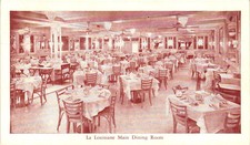 Vintage Postcard- LA LOUISIANE MAIN DINING ROOM, NEW ORLEANS, LA. picture