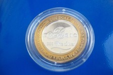 LAS VEGAS .999 SILVER GAMING COINS BELLAGIO, SOUTH COAST, WESTWARD HO LOT OF 3 picture