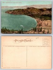 Vintage Glenbrook Bay Lake Tahoe Nevada Steamboat Pier Edward H Mitchell picture