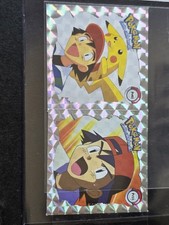 Ash And Pikachu Armada Sticker Collection Mint Condition  picture