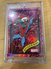 2025 Topps Chrome Marvel Employee Exclusive Spider-Man Red Spider Web #101 /199 picture