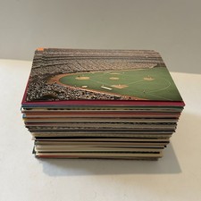 Huge Wholesale Chrome Postcards Lot Baseball Stadiums Football Sports Collection picture