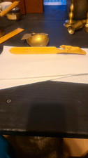 Antique Celluloid Advertising Dog Letter Opener. Henry Lytton, THE HUB. Chicago picture