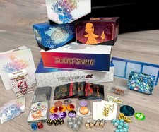 POKEMON EMPTY BOX, DICE, TOKENS, SLEEVES & MORE BUNDLE picture