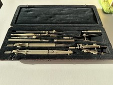 E.O. Judge Precision X.P. antique drawing kit circa 1900 case picture