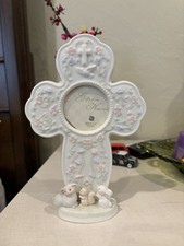 Vintage Russ “Gifts From Heaven” Porcelain Cross Picture Frame (2x2) picture