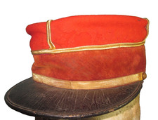orig French WW1 kepi lieutenant-doctor kappi capello visor cap helmet 胄 1GM 1WK picture