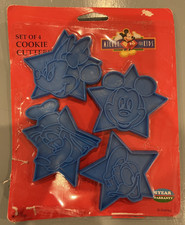 Vintage Disney Mickey For Kids Cookie Cutters Set of 4 Mickey Minnie Goofy Donal picture