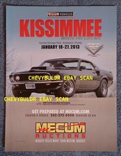 2013 Mecum Kissimmee Florida Auction Ad with 1969 Boss 429 Mustang picture