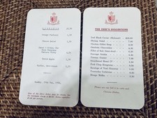 1958 The Peninsula Hotel Hong Kong Menu Set  Caviar Gastronomy Rare picture