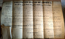 Illinois Federal Land Grant , 1840 , Martin Van Buren picture