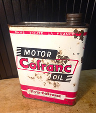 Vintage French Confranc Motor Oil Tin picture