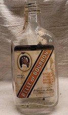 Vintage Empty Belle Of Bourbon Stitzel Weller Whiskey w Original Labels  picture