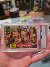 1956 Topps Round Up #39 THE SHOWDOWN PSA 4 Wyatt Earp picture