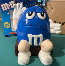 Vintage M&M's Cool Blue Scouring Pad Holder 2000 Unused in Original Box 3937 picture