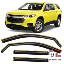 Window Visors Rain Guards for Chevrolet/Chevy Fit for 2018-2023 Chevy Traverse picture