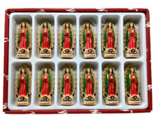 Virgen de Guadalupe  Mini 3 Inch PVC  Figurines Imagen 12PCS Set 100PP picture