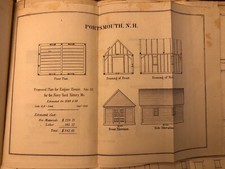 US Navy Circa 1848 Plan For Engine House Navy Yard Kittery, ME Portsmouth, NH picture