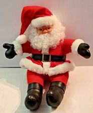 Vintage RENNOC Santa Claus Christmas Plush Rubber Face Doll Santa’s Best 17