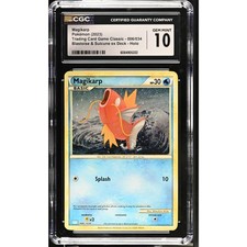 CGC GEM MINT 10 Pokémon Magikarp 006/034 2023 Trading Card Game Classic picture