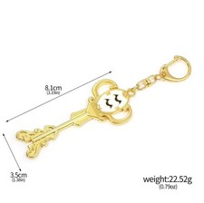 Fairy Tail Celestial Spirit Gate Key 12 Zodiac Aquarius Keychain picture