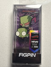 NYCC 2026 VeVe EXCLUSIVE FiGPiN - INVADER ZIM PIN LE 500 picture