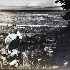 Portland Oregon Stereoview Keystone View Co. 1898 Bird's-eye City View picture