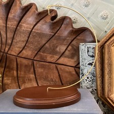 Wood And Metal Ornament Hanger display Stand 8” New Frank's Nursery Taiwan Large picture