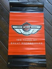 Harley-Davidson 100th Anniversary Milwaukee Street Banner Pennant 1903-2003 45” picture