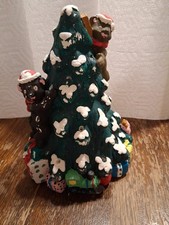 Vintage Plaster Light Up Christmas Tree 9